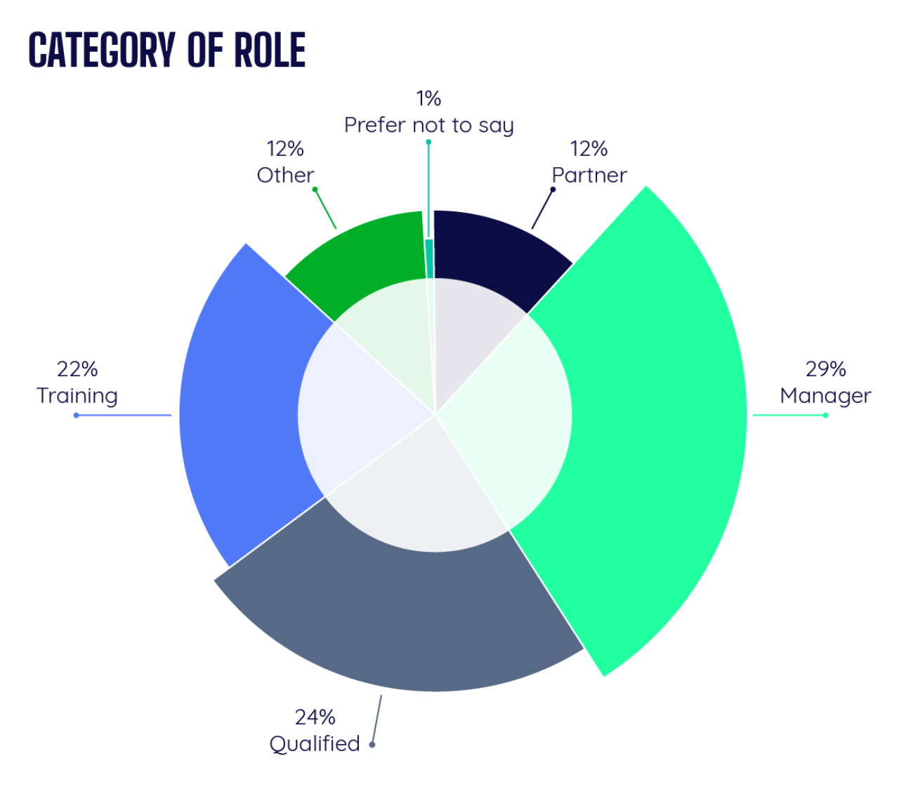 Diversity Stats - Category of Role.